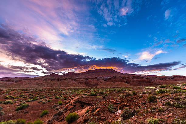 istock Beautiful Sunset Sky over Butte 484264058