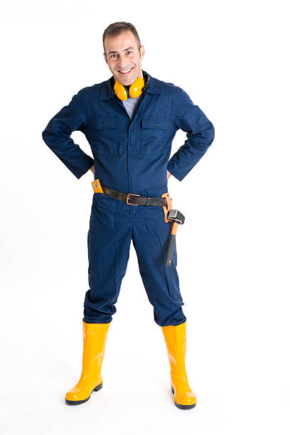 istock Full length portrait of an handsome Worker 484264453