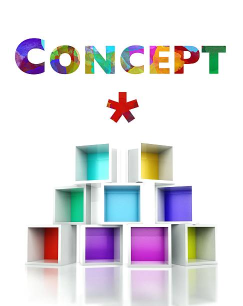 istock Art concept colorful 3d design illustration 484264925