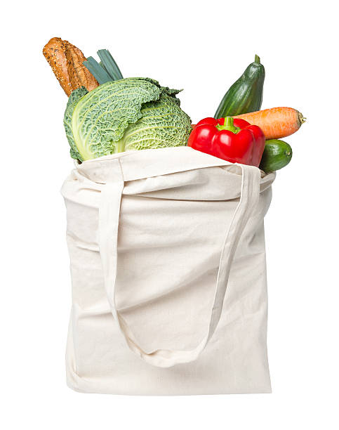 istock Full grocery bag with food 484265389