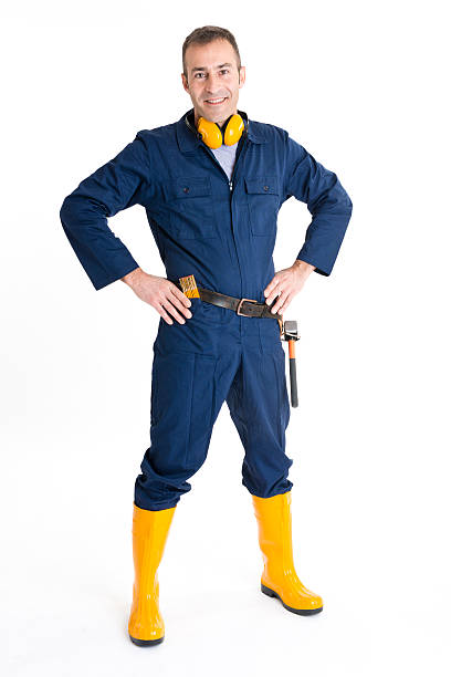 istock Full length portrait of an handsome Worker 484266603