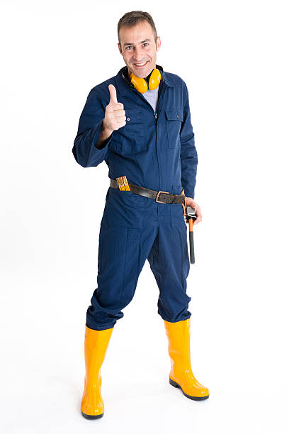 istock Full length portrait of an handsome Worker 484266633