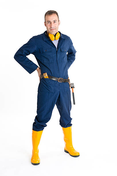 istock Full length portrait of an handsome Worker 484266689