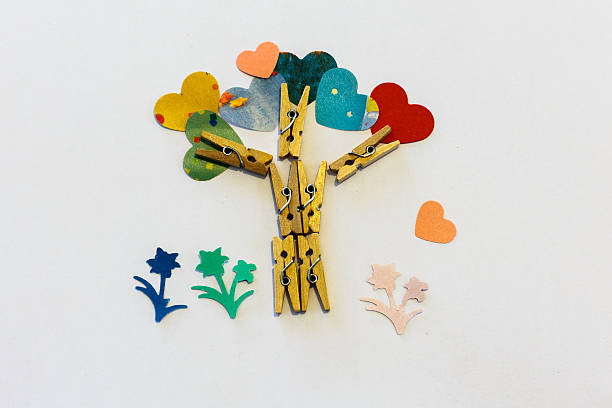 istock small clothespin tweezers tree from on white 484267558