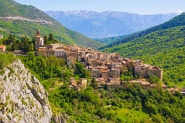 istock Abruzzo traditional medieval villages, Italy 484276104