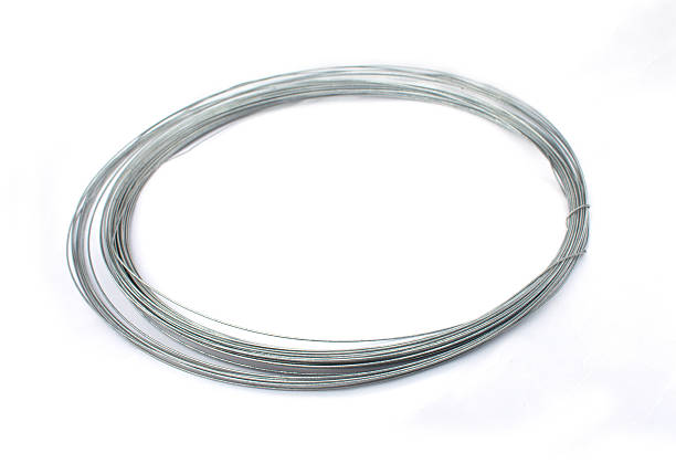 istock Roll of metal wire 484276430