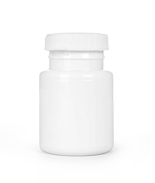 istock White plastic medicine bottle isolated on white 484278750