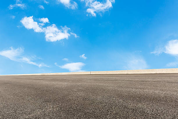 istock asphalt road in front of the blue sky 484278780