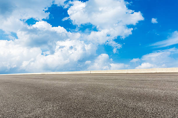 istock asphalt road in front of the blue sky 484278782