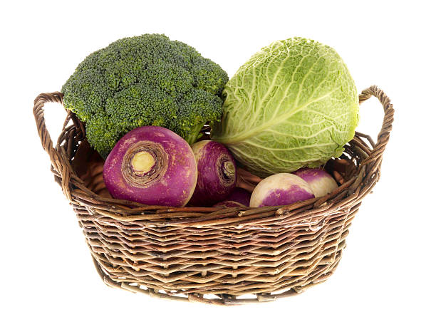 istock Basket of Fresh Raw Uncooked Vegetables 484283610