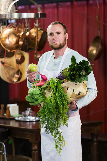 Chef in a farm to table restaurant