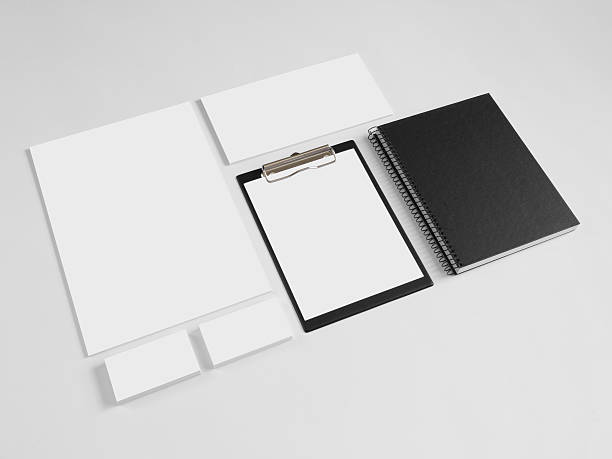 istock Set of branding corporate design templates with notebook 484285022