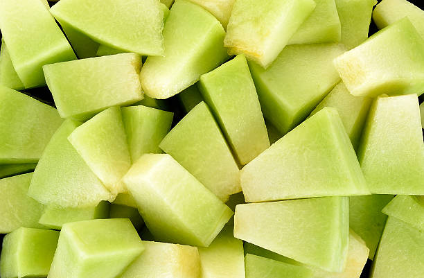 istock Close up cantaloupe melon background texture 484285036