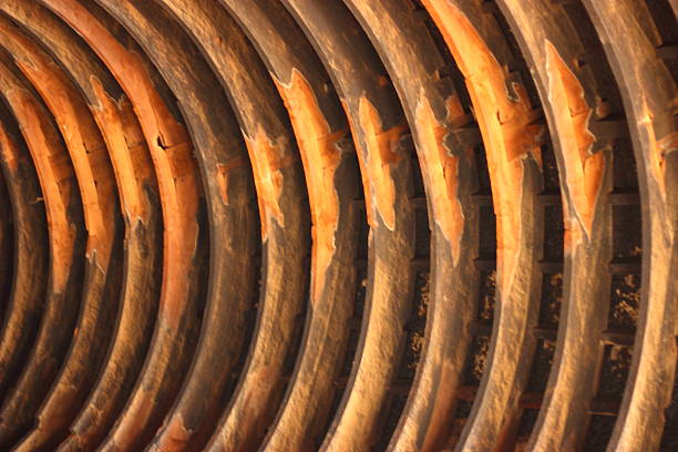 istock Abstract carvings in ceiling of Karla caves 484286200
