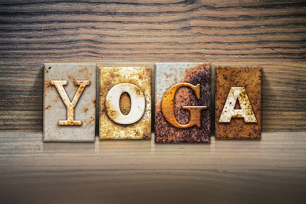 istock Yoga Concept Letterpress Theme 484288232