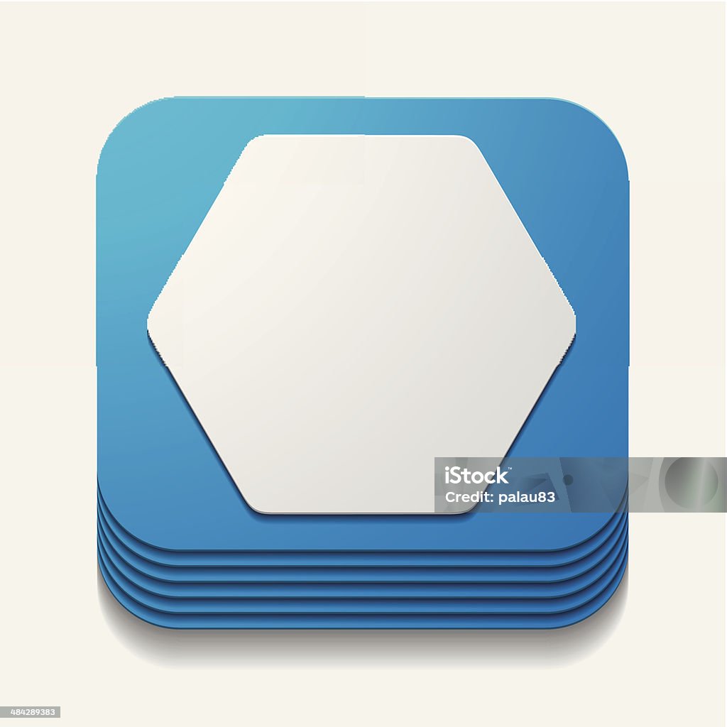 Polygon Button Square Button Polygon Stock Illustration - Download Image Now ...