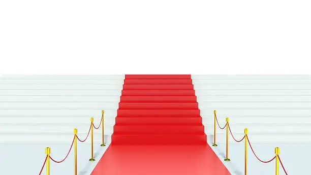 Photo of Stairs with red carpet