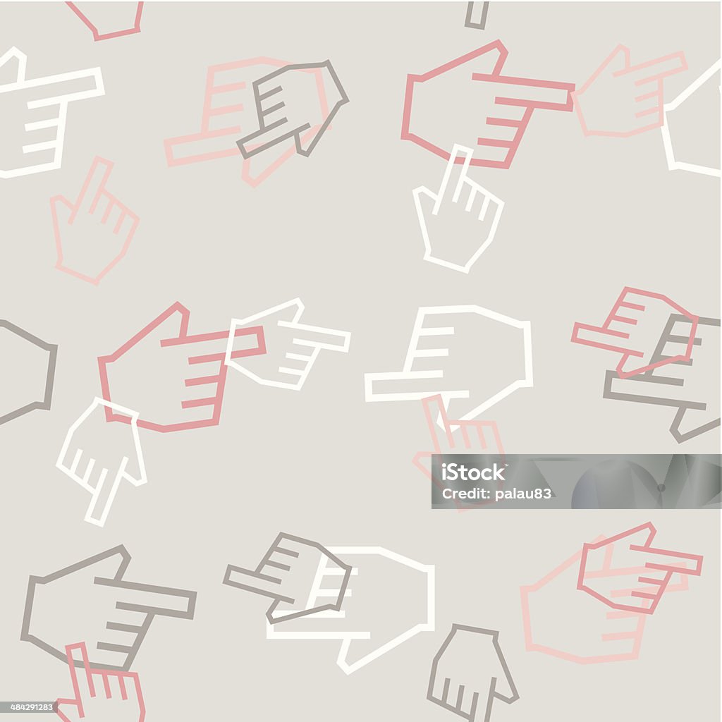 Editable Hand Background Seamless Background Hand Stock Illustration - Download Image Now ...