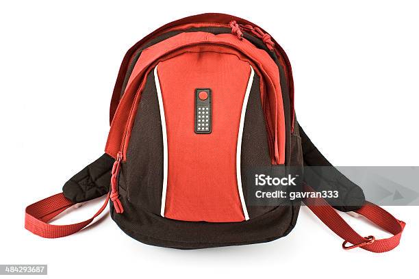 Red Backpack Stock Photo - Download Image Now - Adventure, Backpack, Bag