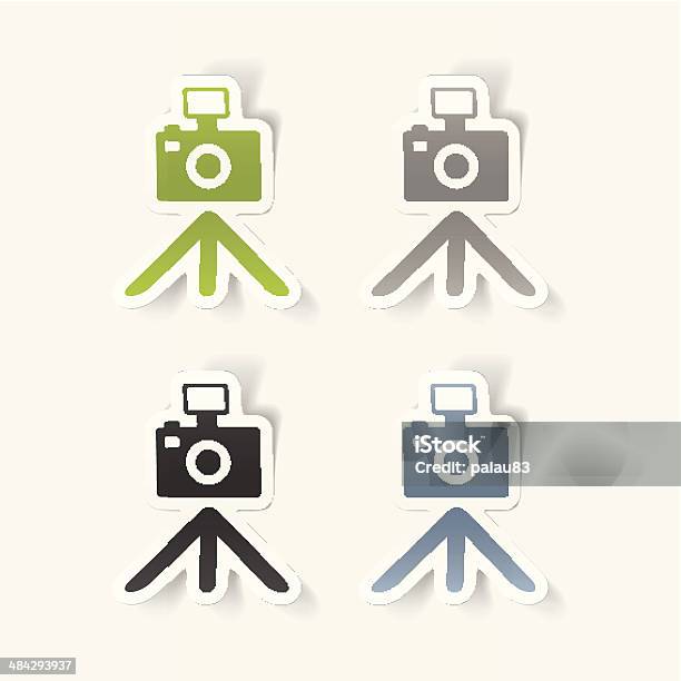 Camera Design Element Realistic Design Element Camera Stock Illustration - Download Image Now ...