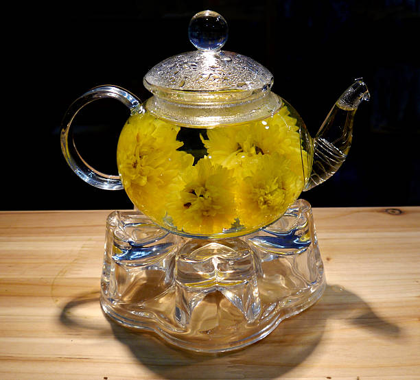 Tea pot with flowers