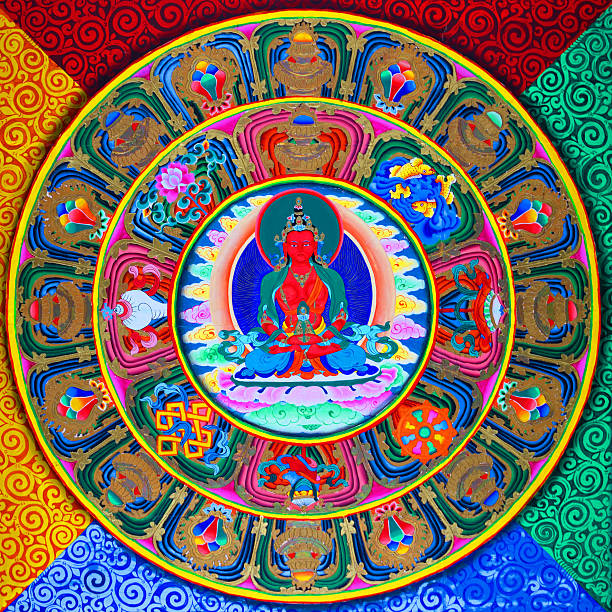 istock tibetan art of mural 484295754
