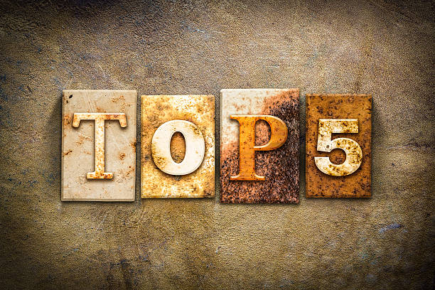 istock Top 5 Concept Letterpress Leather Theme 484296024