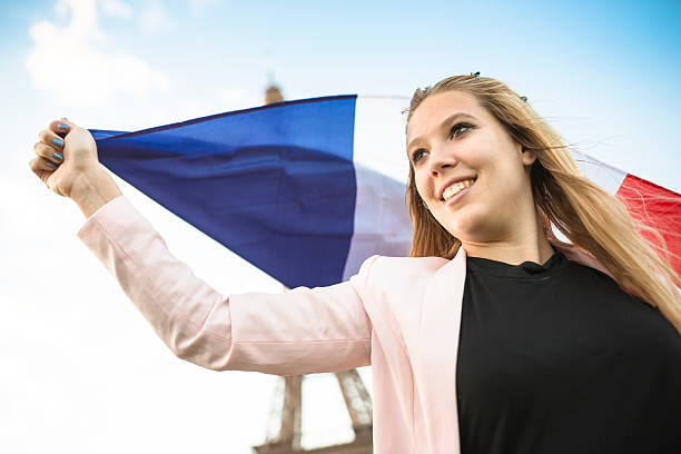 istock freedom tourist in paris against the tour Eiffel 484297520