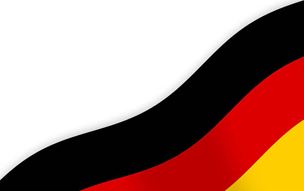 istock Digital National Flag of Germany with large copy space 484297944