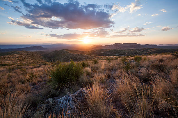 istock Sunset at Sotol Vista Overlook 484299868