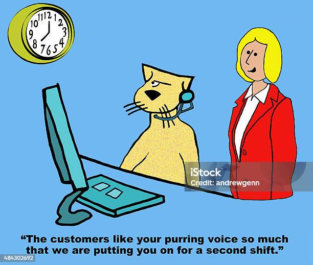 Customer Service Stock Illustration - Download Image Now - 2015, Adult,  Adults Only - iStock
