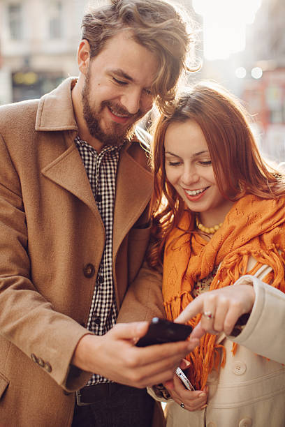 istock Young couple enjoying outdoors in autumn. 484304528