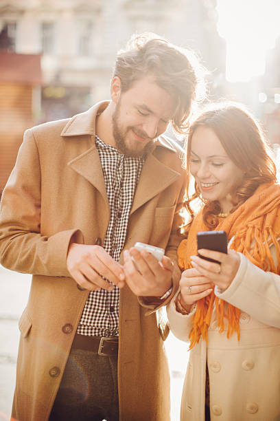 istock Young couple enjoying outdoors in autumn. 484304534