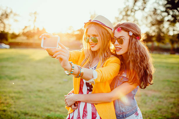 istock Young women enjoying outdoors. 484305638