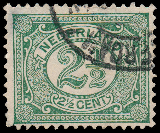 istock Postage stamp printed in the Netherlands, circa 1899 484308989