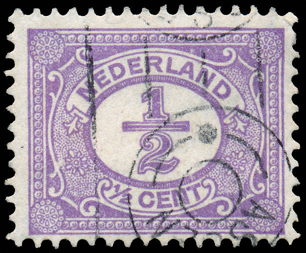 istock Postage stamp printed in the Netherlands, circa 1899 484310159