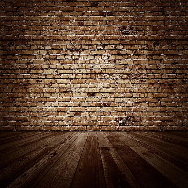 Vintage brickwall room. All textures created by me
