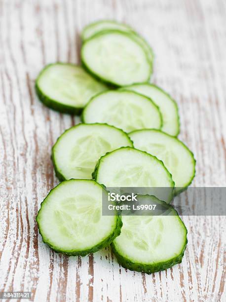 Sliced Cucumber Stock Photo - Download Image Now - Circle, Colors, Cucumber