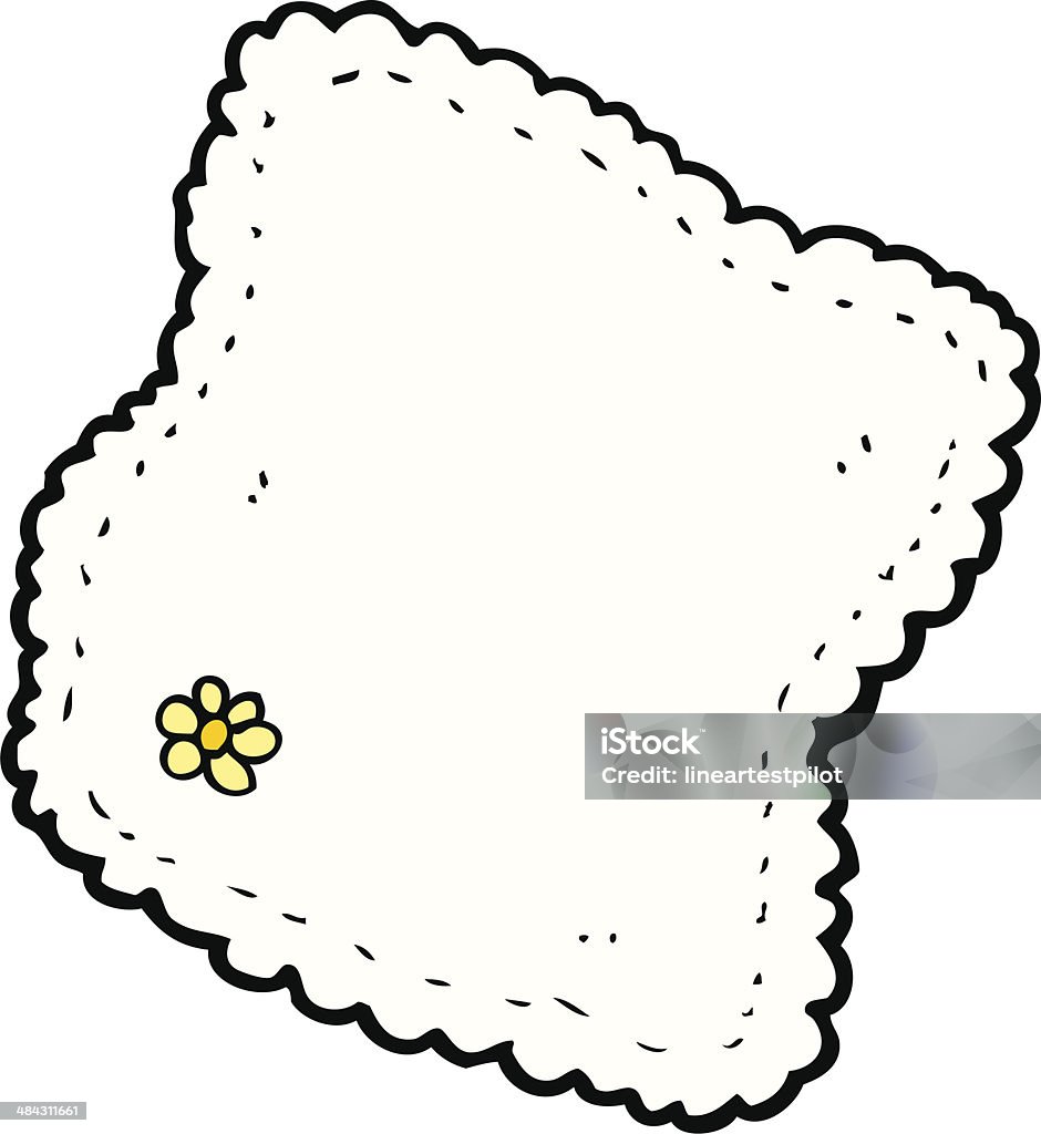 Cartoon Handkerchief Stock Illustration - Download Image Now - Adult,  Cheerful, Clip Art - iStock