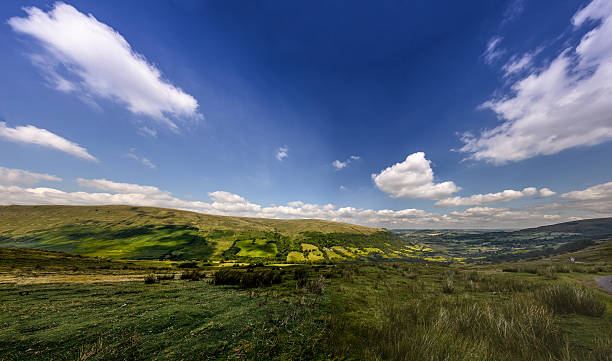 istock Landscape panorama of a Welsh valley  on a summer day 484312334