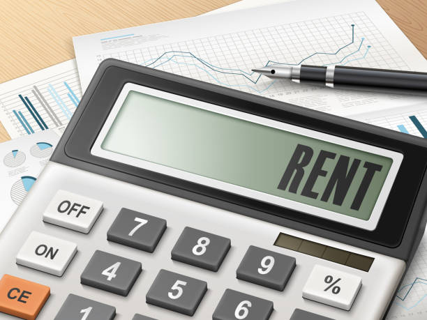 istock calculator with the word rent 484312826