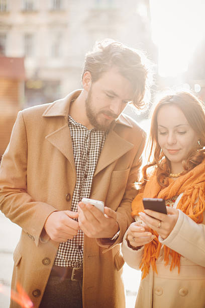 istock Young couple enjoying outdoors in autumn. 484322600
