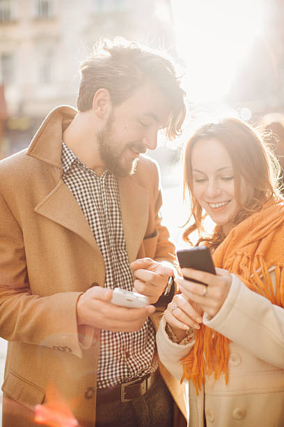 istock Young couple enjoying outdoors in autumn. 484322614