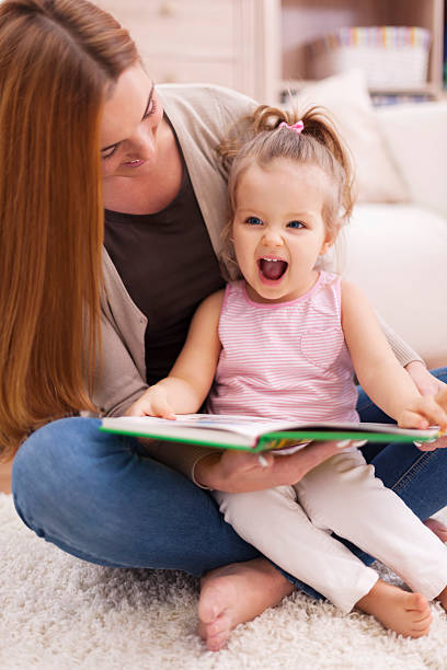 istock Huge joy from listen like mother reading book 484323811