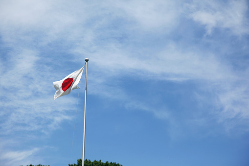 Japanese flag.