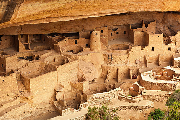 istock Cliff Palace in Mesa Verde, Ancient Pueblo Cliff Dwelling, Colorado 484324176