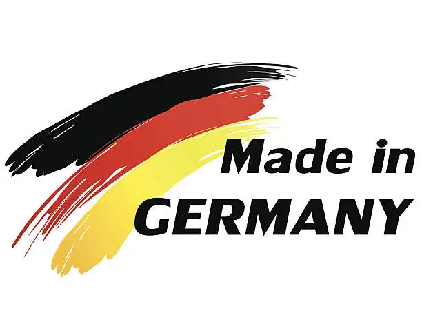 Vector illustration of Made in germany