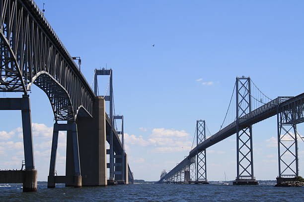 istock View from a Boat under the Chesapeake Bay Bridge 484324435