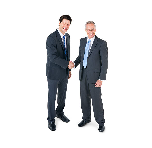 istock Two Cheerful Corporate men having a Business Agreement 484324989