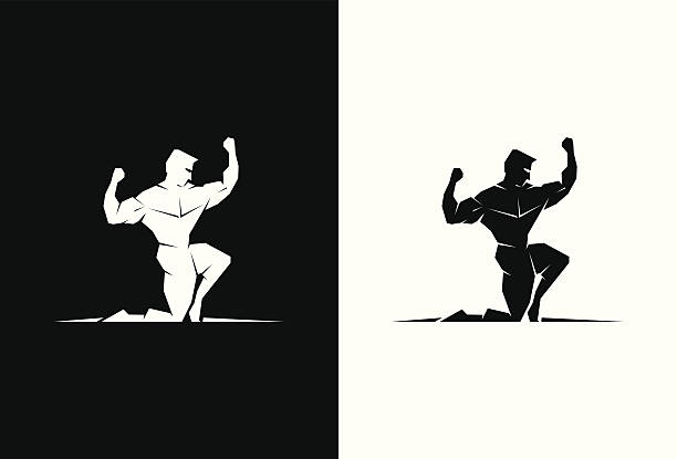griechischen gott heracles vorderseite - griechische mythologie stock-grafiken, -clipart, -cartoons und -symbole